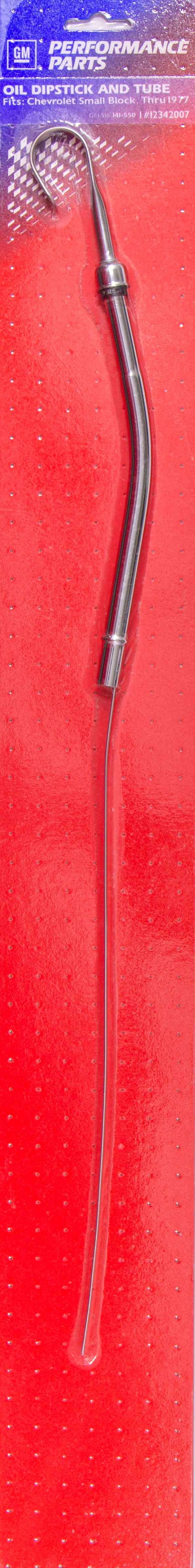 58-77 SBC Chrome Bowtie Oil Dipstick Engine Oil Dipstick Proform