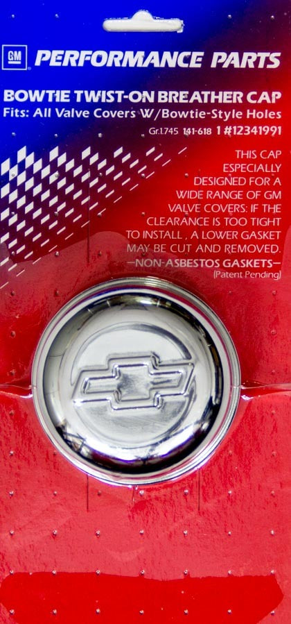 Chrome Twist On V/C Breather Engine Crankcase Breather Cap Proform