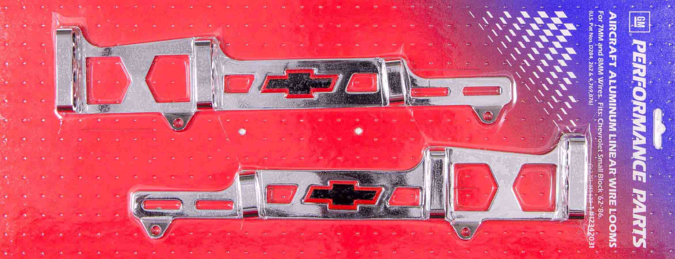 59-86 SBC Bowtie Wire Looms 2pcs Spark Plug Wire Holder Proform