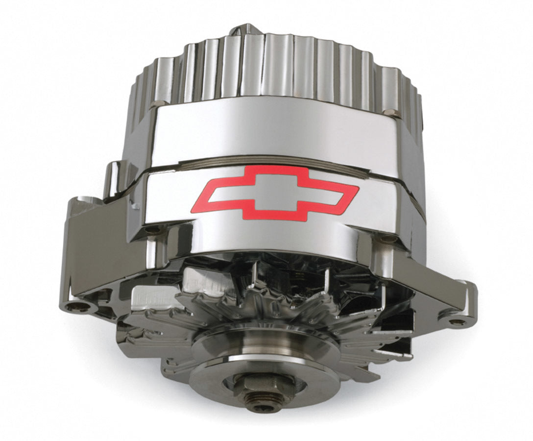 Bowtie Chrome GM 80 Amp Alternator 1-Wire Alternator Proform