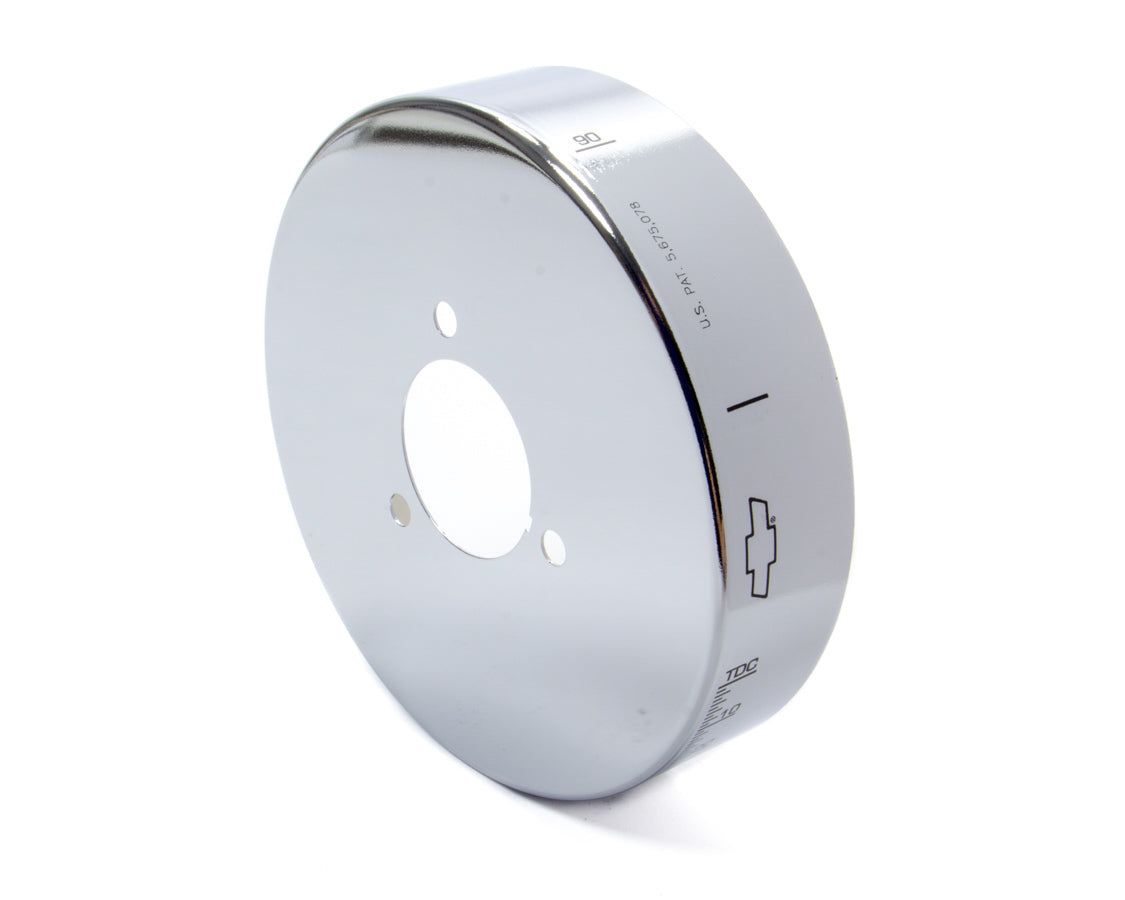 BBC Balancer Cover Chrome Engine Harmonic Balancer Cover Proform