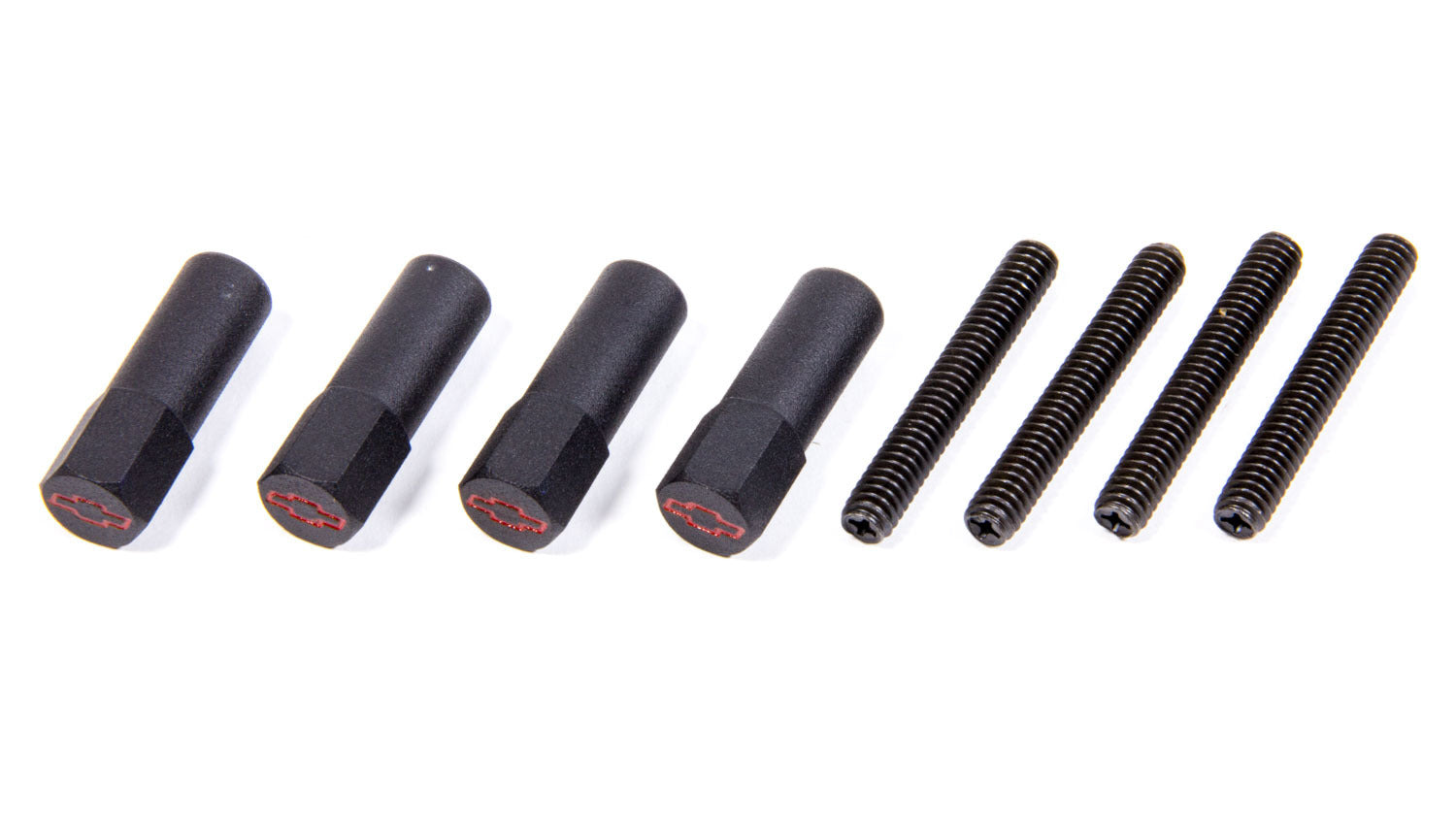 Valve Cover Nuts Black Crinkle (4) Engine Valve Cover Nut Proform