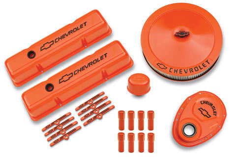 SBC Orange Dress-Up Kit Engine Dress Up Kit Proform