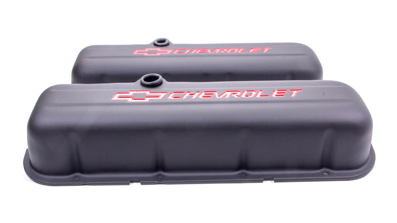 BBC Blk Crinkle V/C Tall W/ Baffle Valve Covers Proform