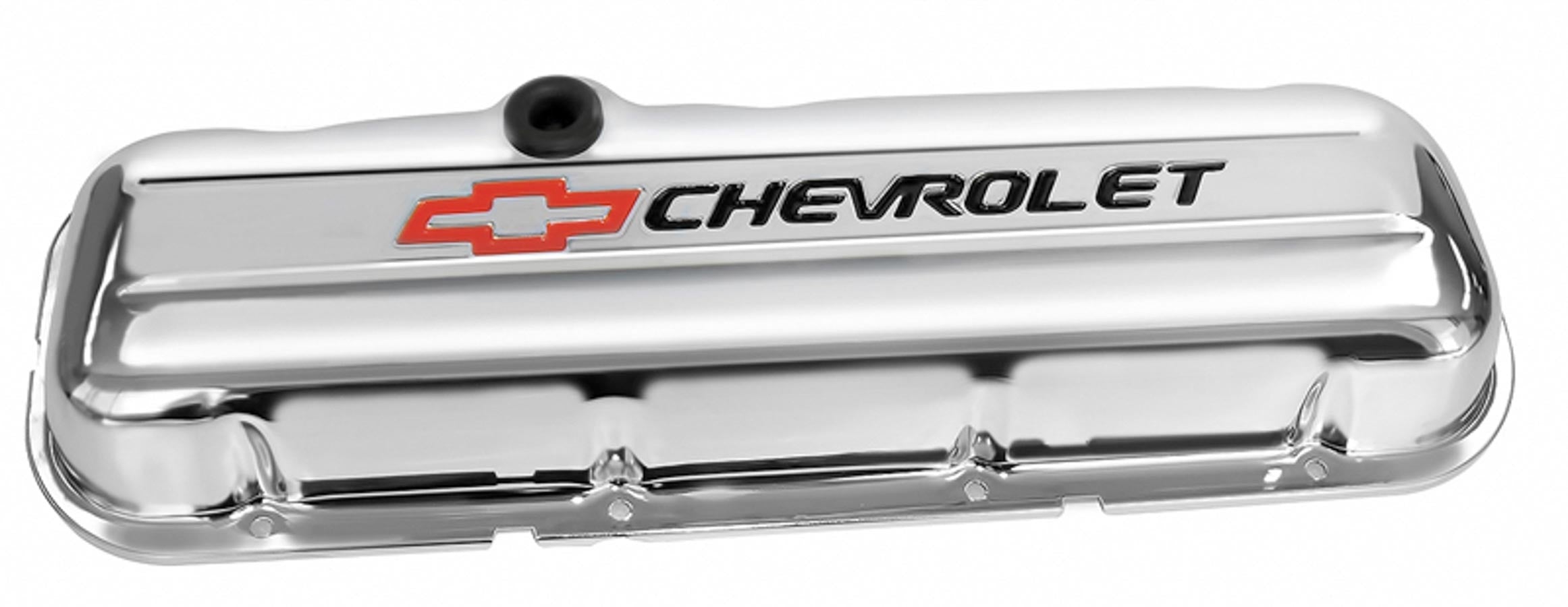 BBC Chrome V/C Short W/ Baffle Valve Covers Proform