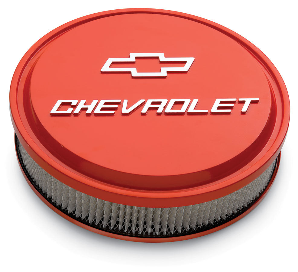 Slant Edge Bowtie Air Cleaner Chevy Orange Air Cleaner Assembly Proform