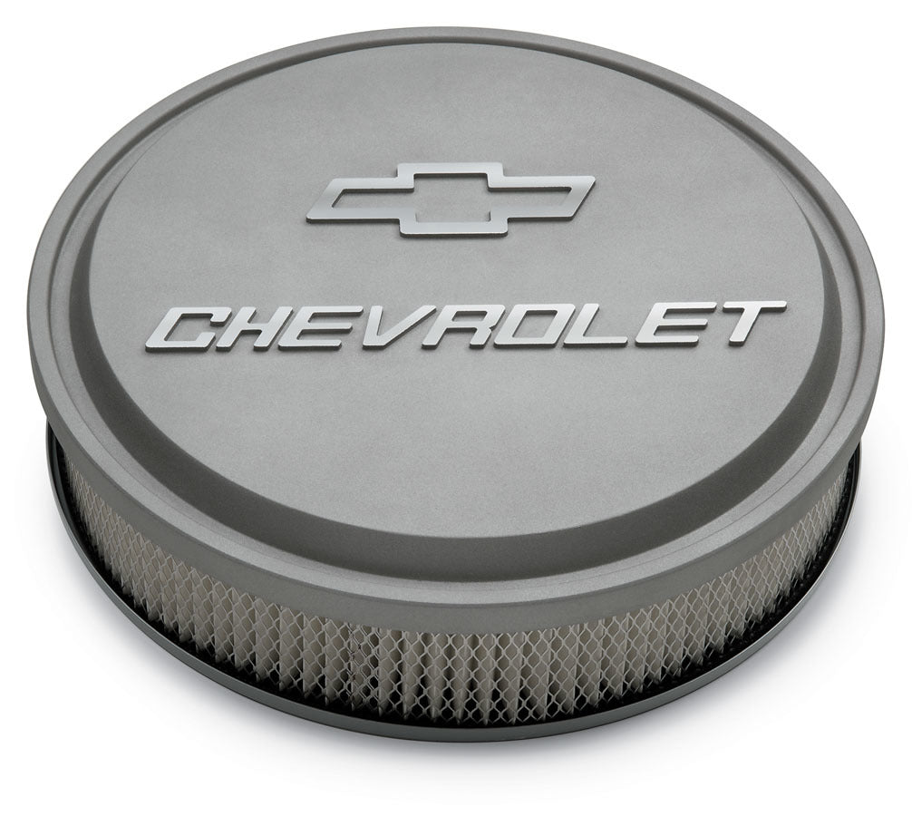 Slant Edge Bowtie Air Cleaner Gray Crinkle Air Cleaner Assemblies and Air Intake Kits Proform