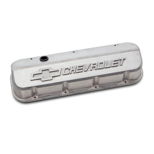 Slant Edge Valve Covers BBC Powdercoat Ready Valve Covers Proform