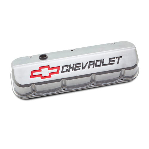 Slant Edge Valve Covers BBC Polished Engine Valve Cover Proform