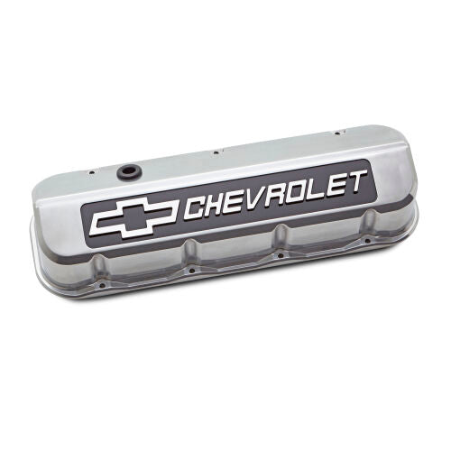 Slant Edge Valve Covers BBC Polished Engine Valve Cover Proform