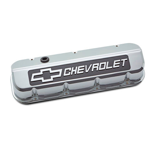Slant Edge Valve Covers BBC Chrome Engine Valve Cover Proform