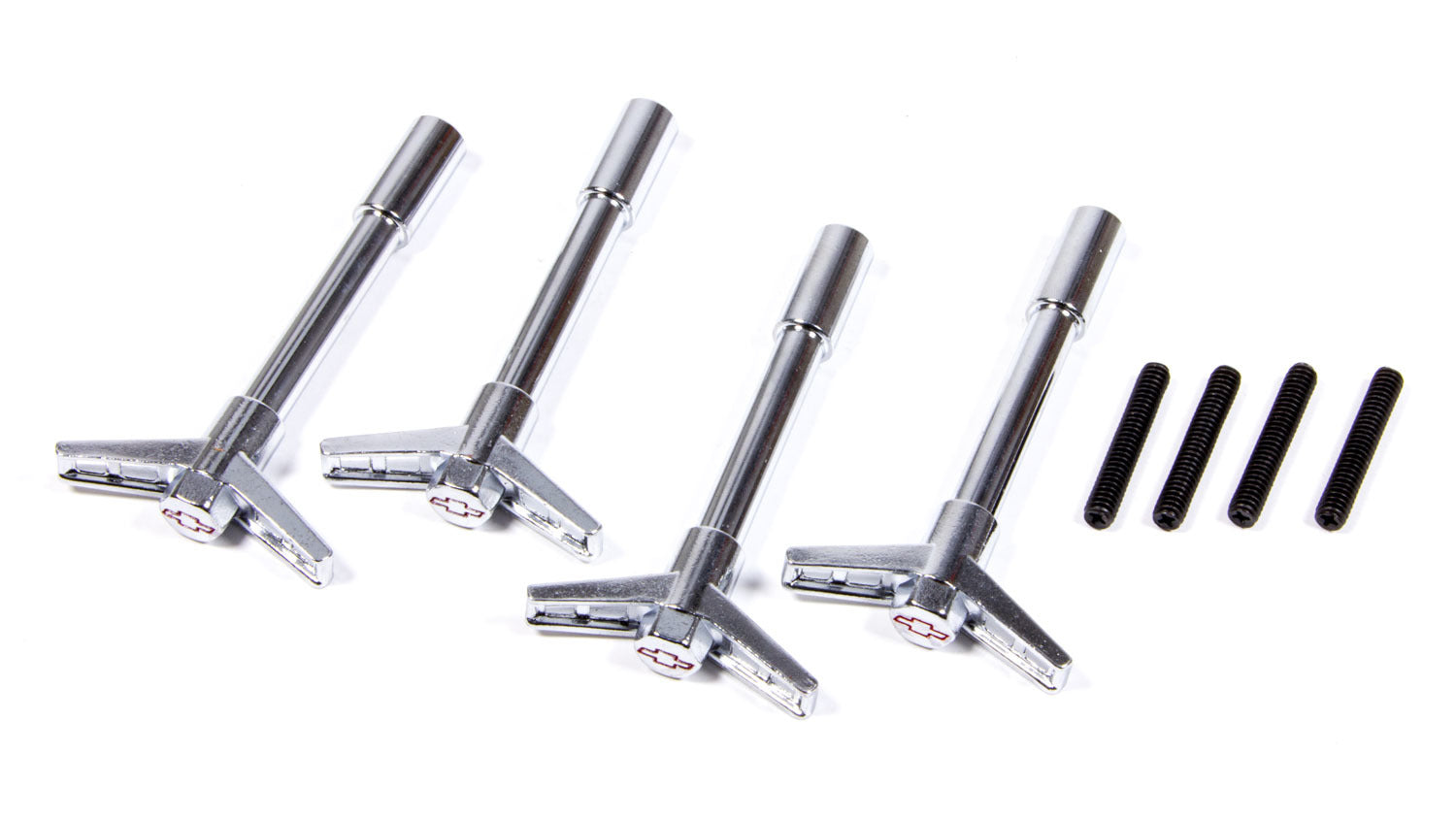 Street Chrome V/C Wing Nuts 4pcs Engine Valve Cover Nut Proform