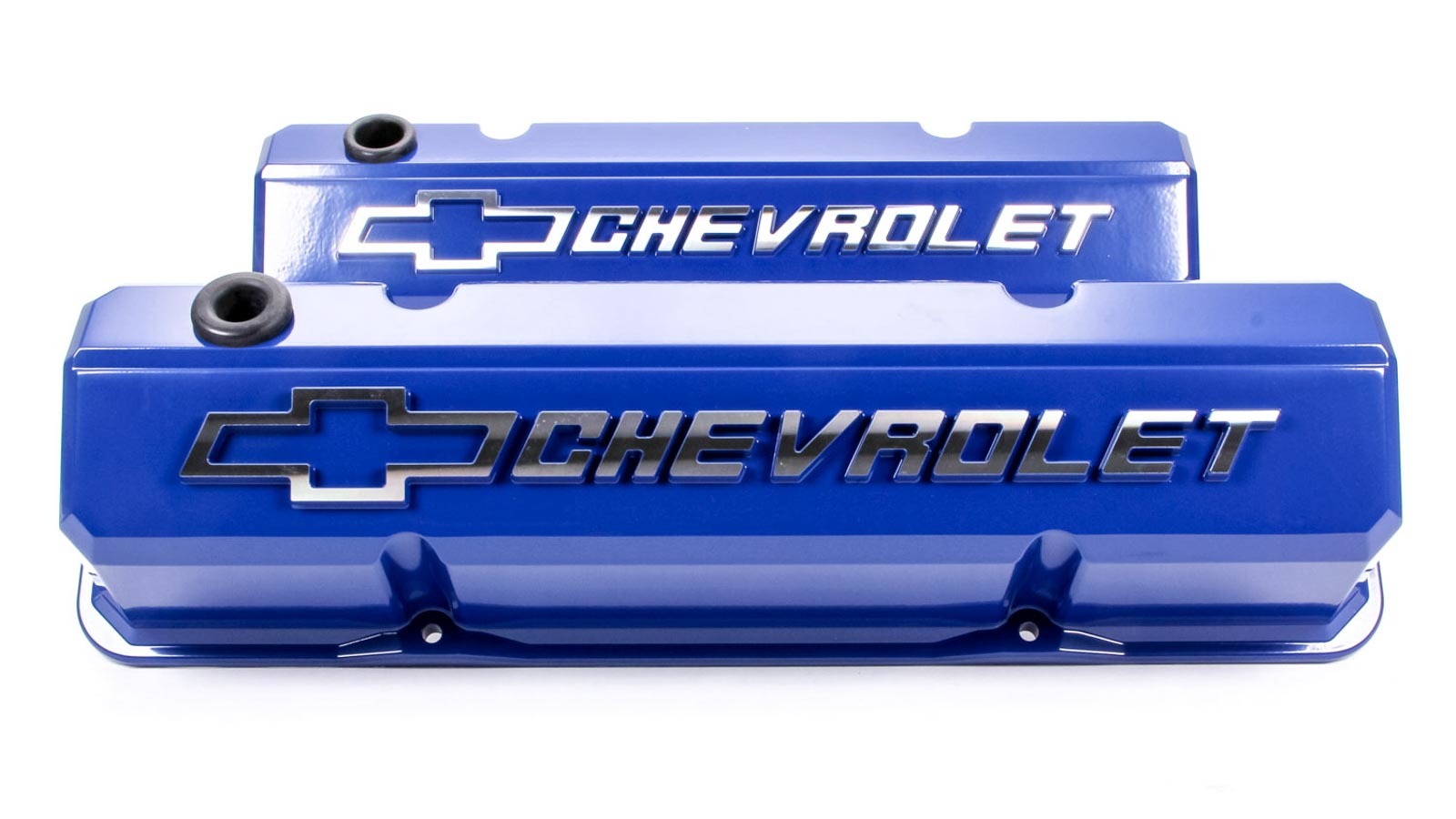 SBC Slant Edge V/C's - Die Cast - Blue Engine Valve Cover Proform