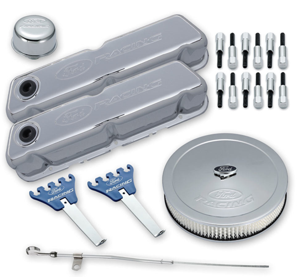 Ford Racing Dress-Up Kit - Chrome Embossed Dress-Up Kits Proform