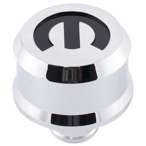 MOPAR Emblem Slant Edge Breather Cap Emblem Chrm Engine Crankcase Breather Cap Proform