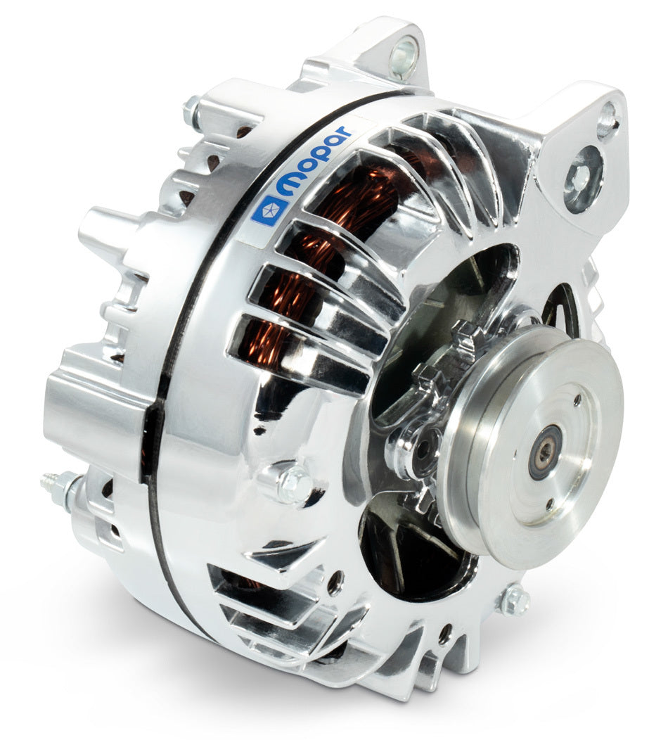 Mopar Alternator 110 Amp Chrome Alternators/Generators and Components Proform