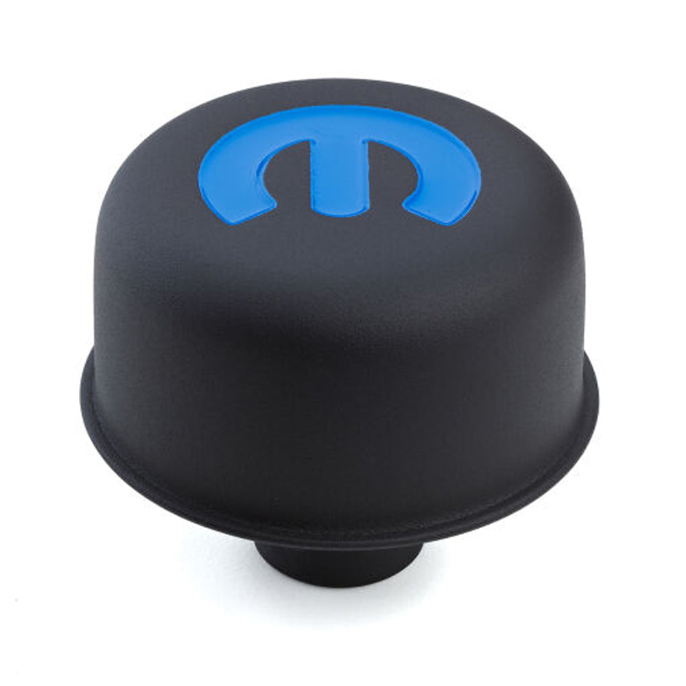 Mopar Push In Breather Cap Black Crinkle Valve Cover Breathers and Components Proform