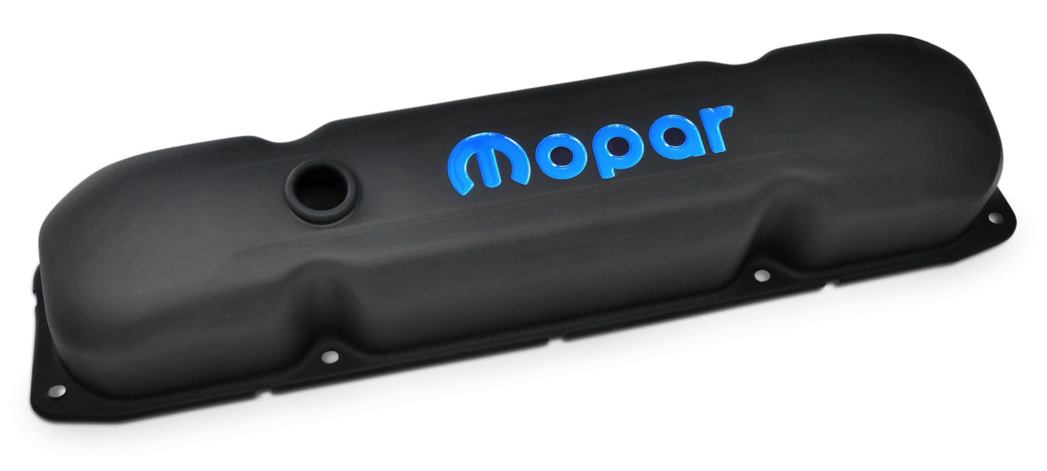 BBM Stamped Steel V/C's - Black Crinkle Valve Covers Proform