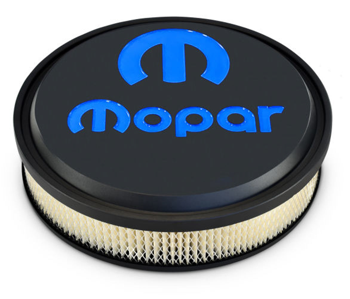 Mopar Slant-Edge A/C Kit Black Crinkle Air Cleaner Assemblies and Air Intake Kits Proform