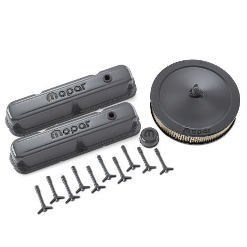 SB Mopar Engine Dress Up Kit Gray Engine Dress Up Kit Proform