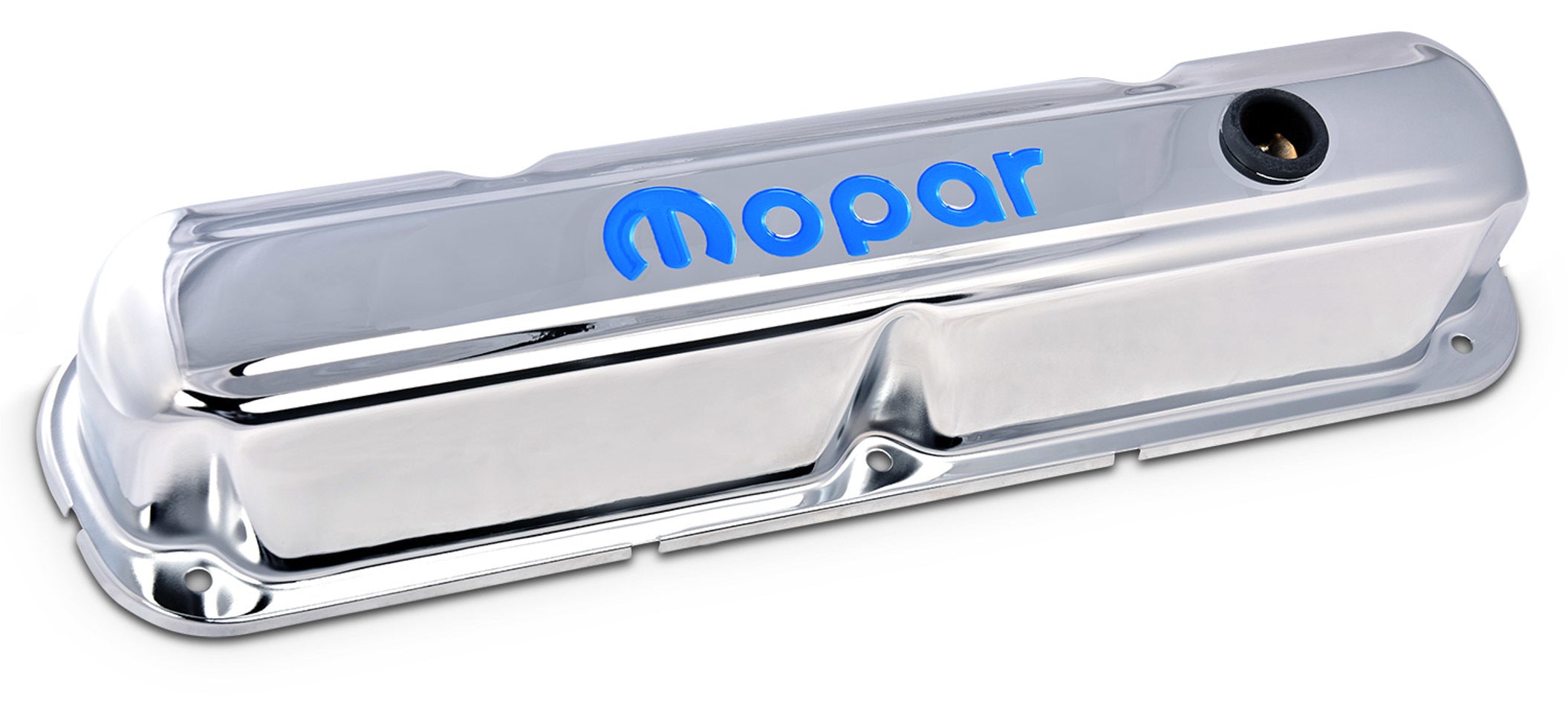 SBM Stamped Steel V/C's - Chrome Valve Covers Proform