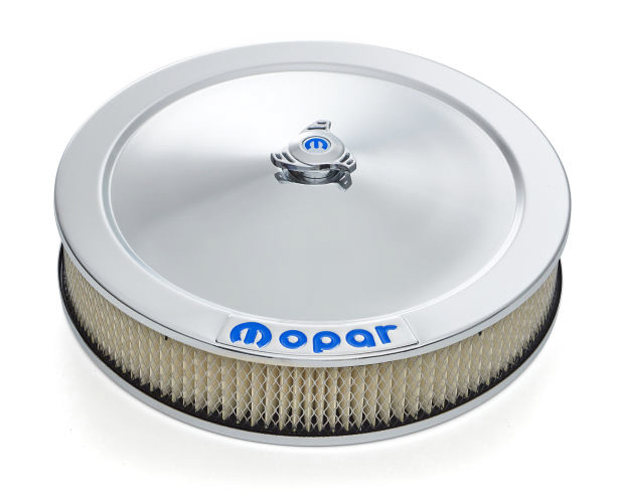 14in Air Cleaner Blue MO PAR Emblem Chrome Air Cleaner Assemblies and Air Intake Kits Proform