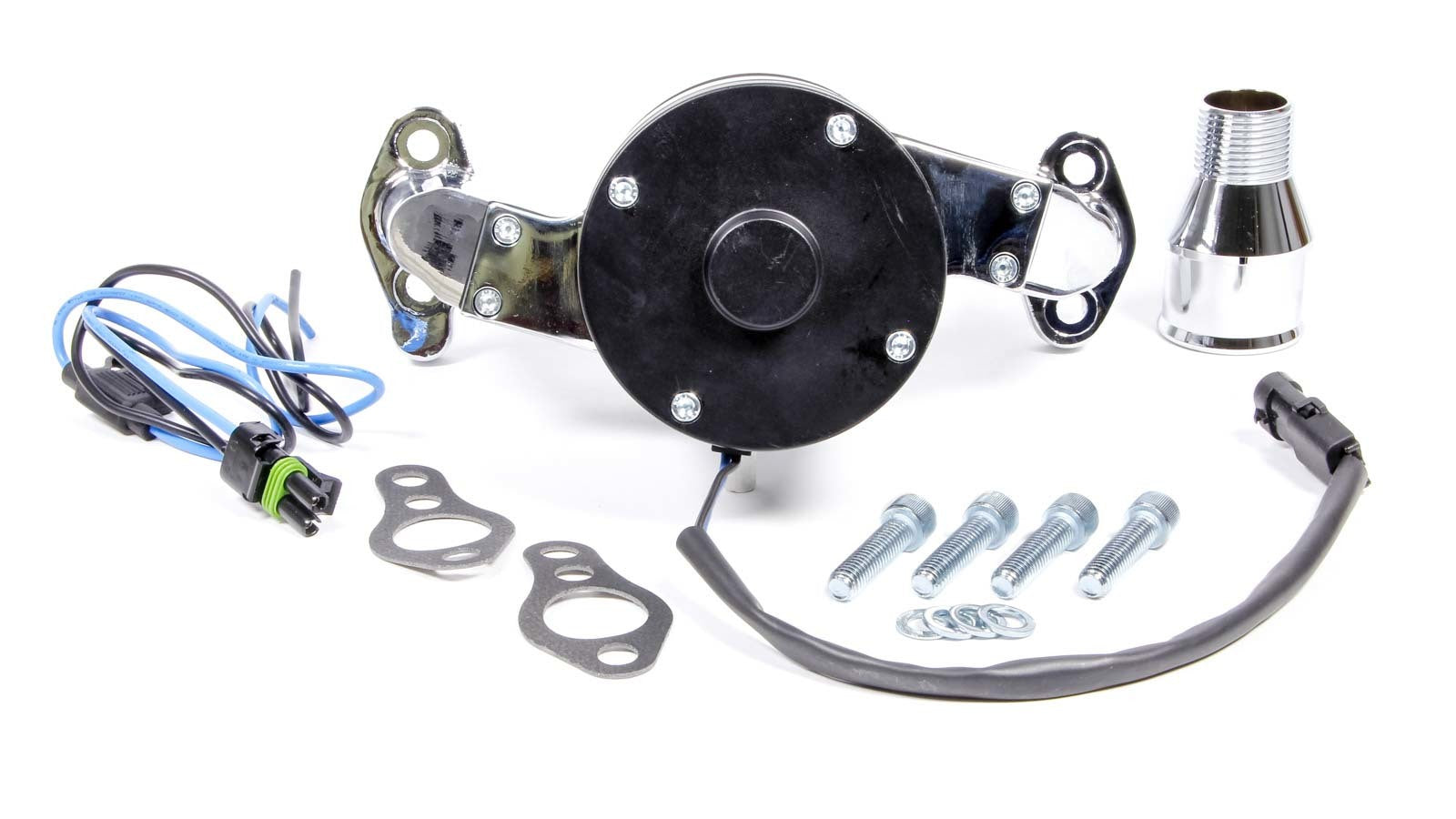 SBC Electric Water Pump - Chrome Water Pumps - Electric Proform