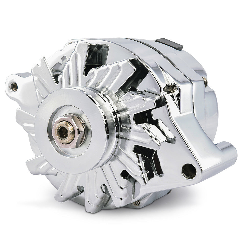 Ford Alternator 100 Amp 1 Wire Chrome Alternators/Generators and Components Proform