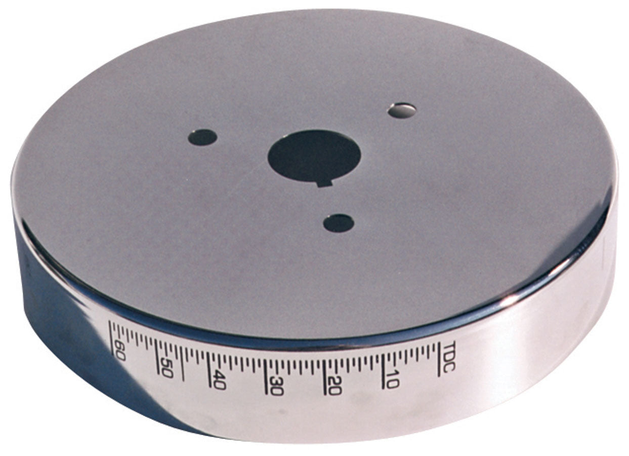 Chrome 8in Harmonic Balancer Cover Harmonic Balancer Covers Proform