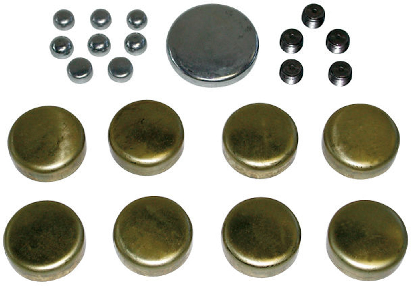 Brass Freeze Plug Kit Chevy 400 Expansion-Freeze Plugs Proform