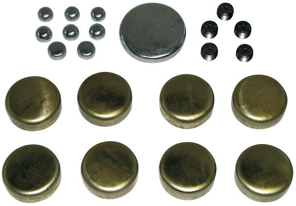 Brass Freeze Plug Kit Pontiac V8 Expansion-Freeze Plugs Proform