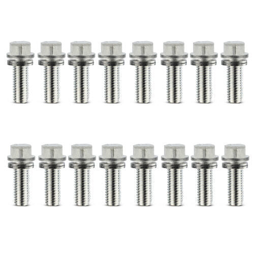 Wedge Locking Header Bolts 3/8 x 3/4L (16) Exhaust Header Bolt Proform