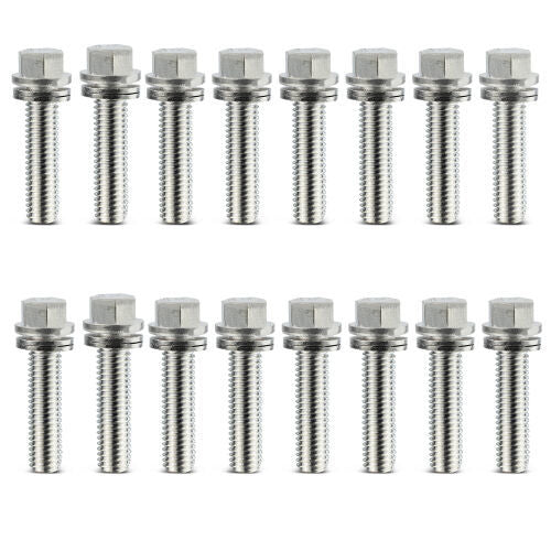 Wedge Locking Header Bolts 8mm x 1.181L Exhaust Header Bolt Proform