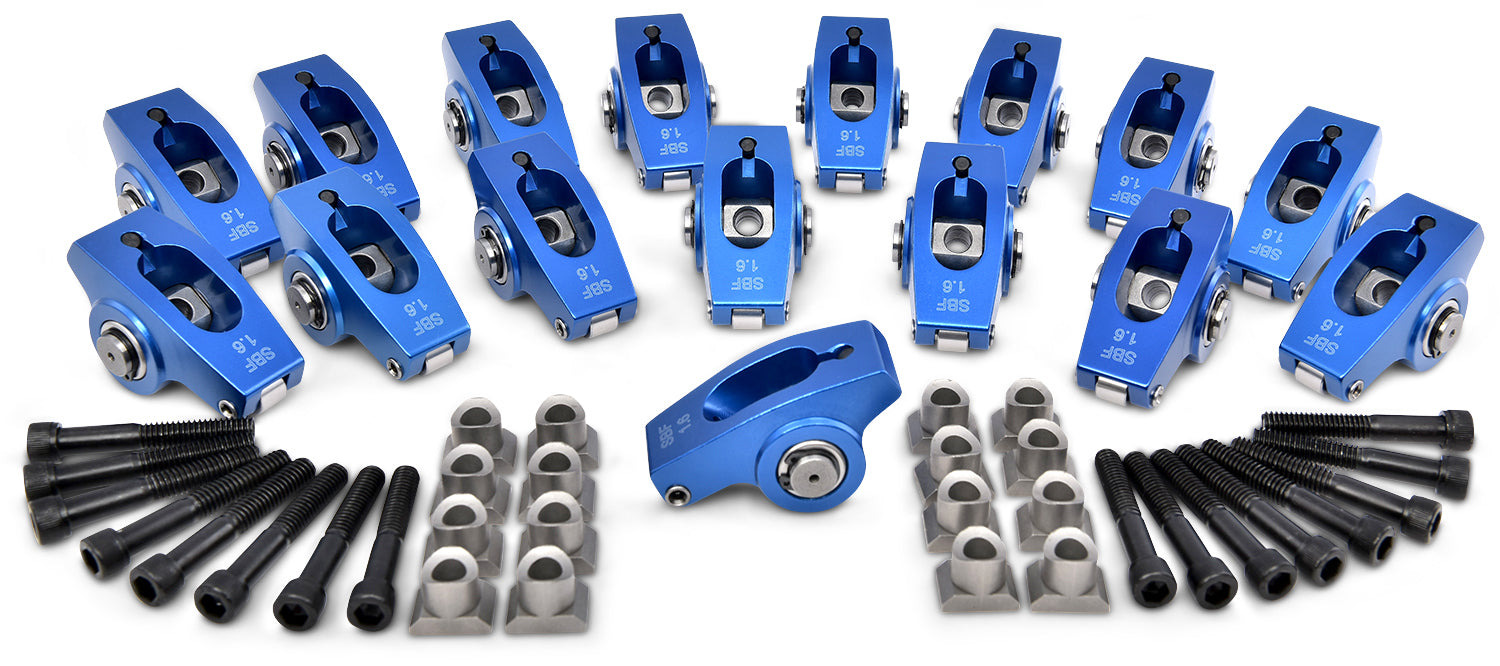 SBF Roller Rocker Arms 1.6 Ratio 5/16in Ped Mnt Rocker Arms and Components Proform