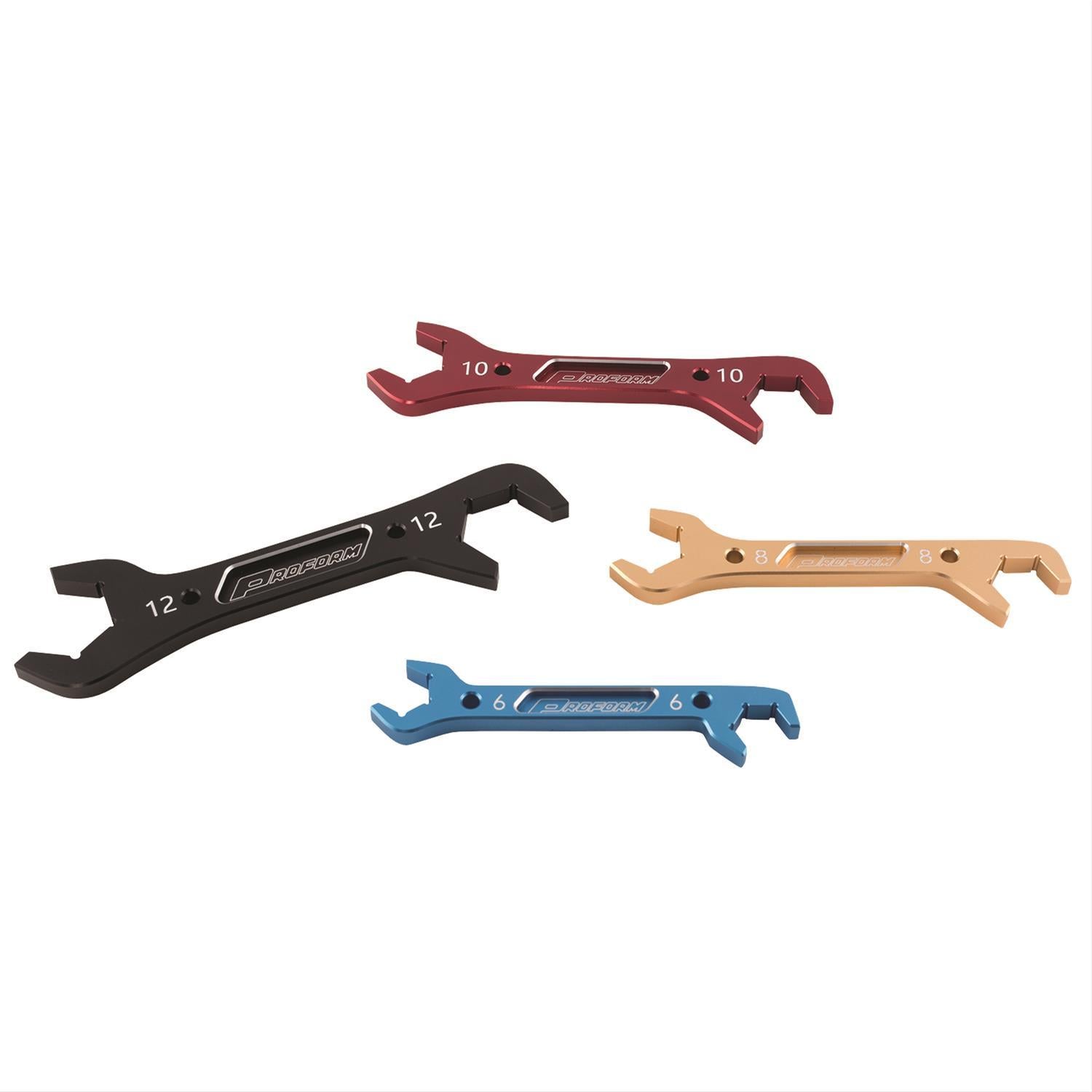 Aluminum AN Wrench Set Double Ended 6AN to 12AN Wrenches Proform