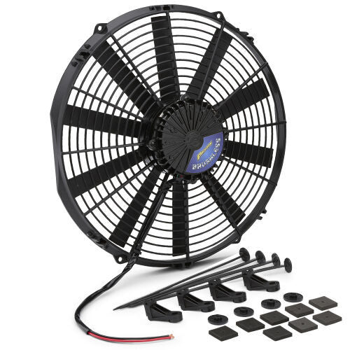 Universal Brushless Fan 14in Straight Blade Pull Cooling Fans - Electric Proform
