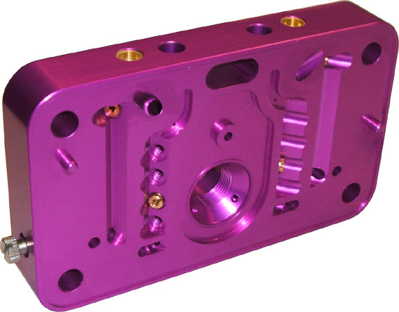 Billet Aluminum Carb. Metering Block Carburetor Metering Blocks and Components Proform