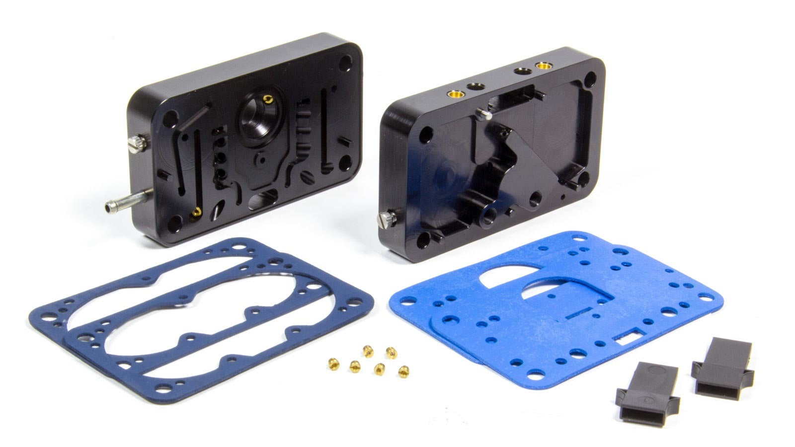 Double Pumper Billet Block Conversion Kit Carburetor Metering Blocks and Components Proform