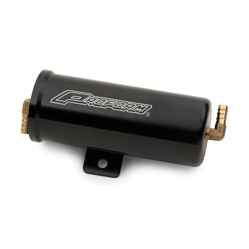 Radiator Overflow Can Billet Black Finish Engine Coolant Reservoir Proform