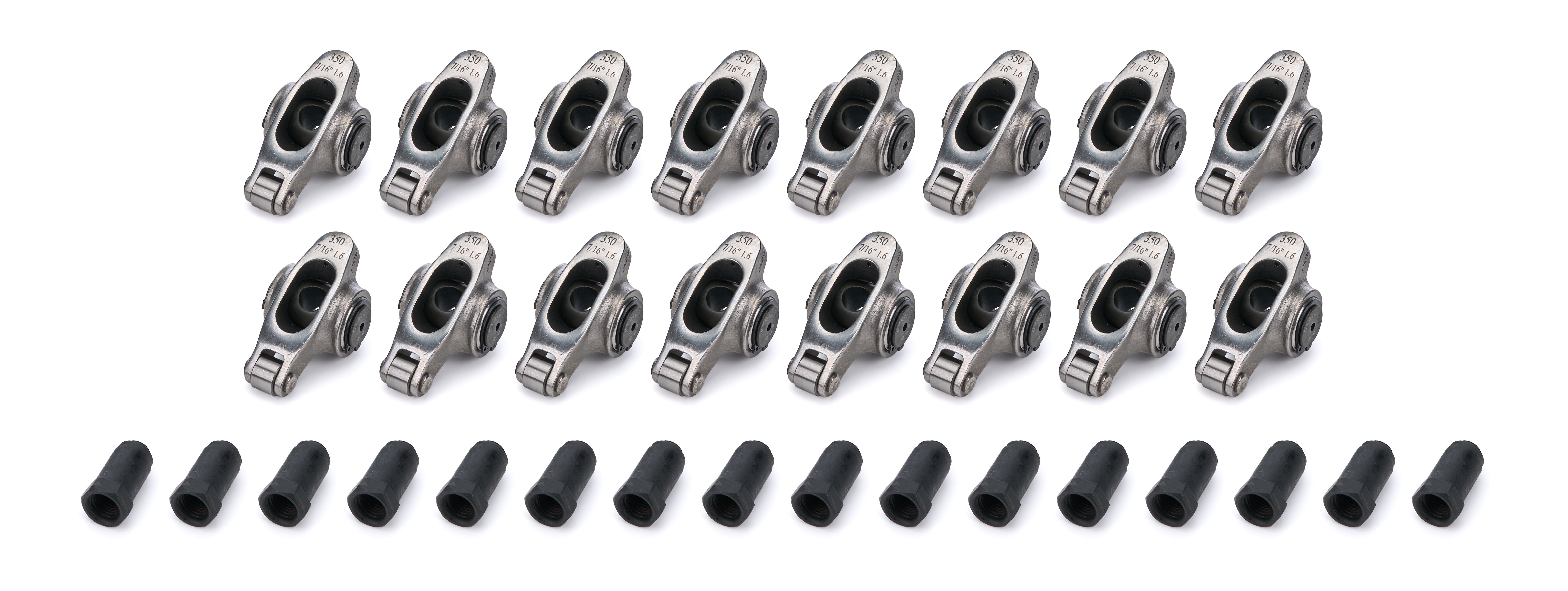 SBC S/S Roller R/A's - 1.6 Ratio 7/16 Stud Rocker Arms and Components PRW