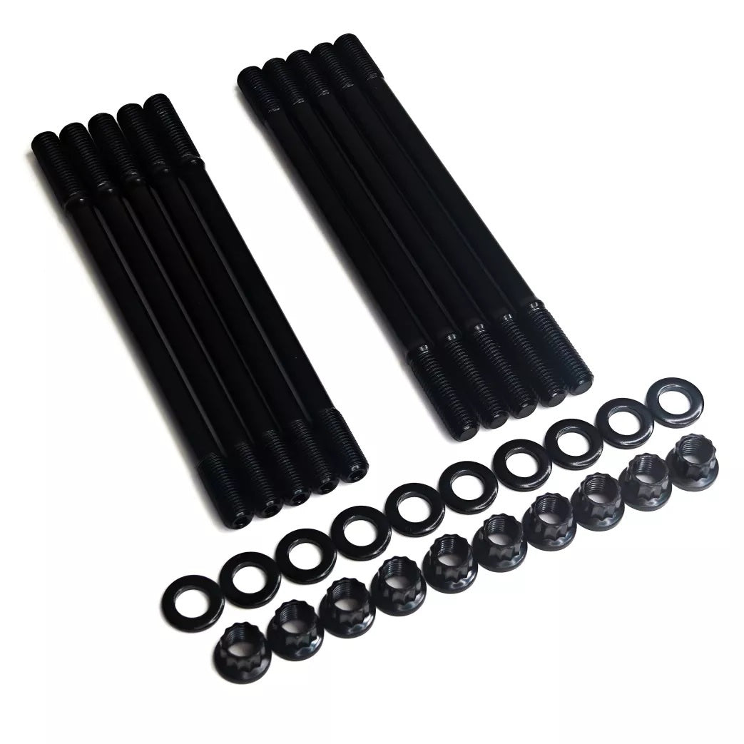 HondaB18C1 Head Stud Kit 12pt Nuts & Washers Cylinder Head Fastener Kits PRW