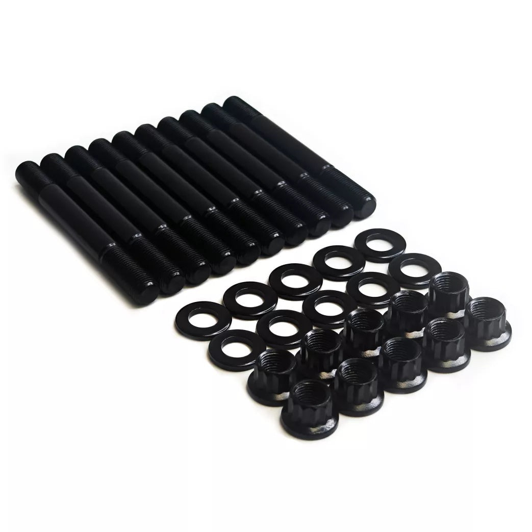 Mitsu 4G63 Head Stud Kit Pre-93 12pt Nuts & Wshrs Cylinder Head Fastener Kits PRW
