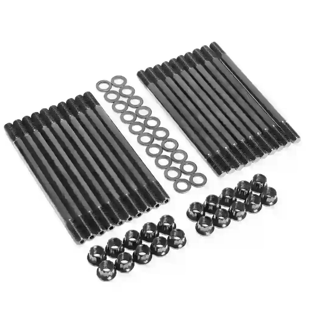 Nsn SR20DE Head Stud Kit 12pt Nuts & Washers Cylinder Head Fastener Kits PRW
