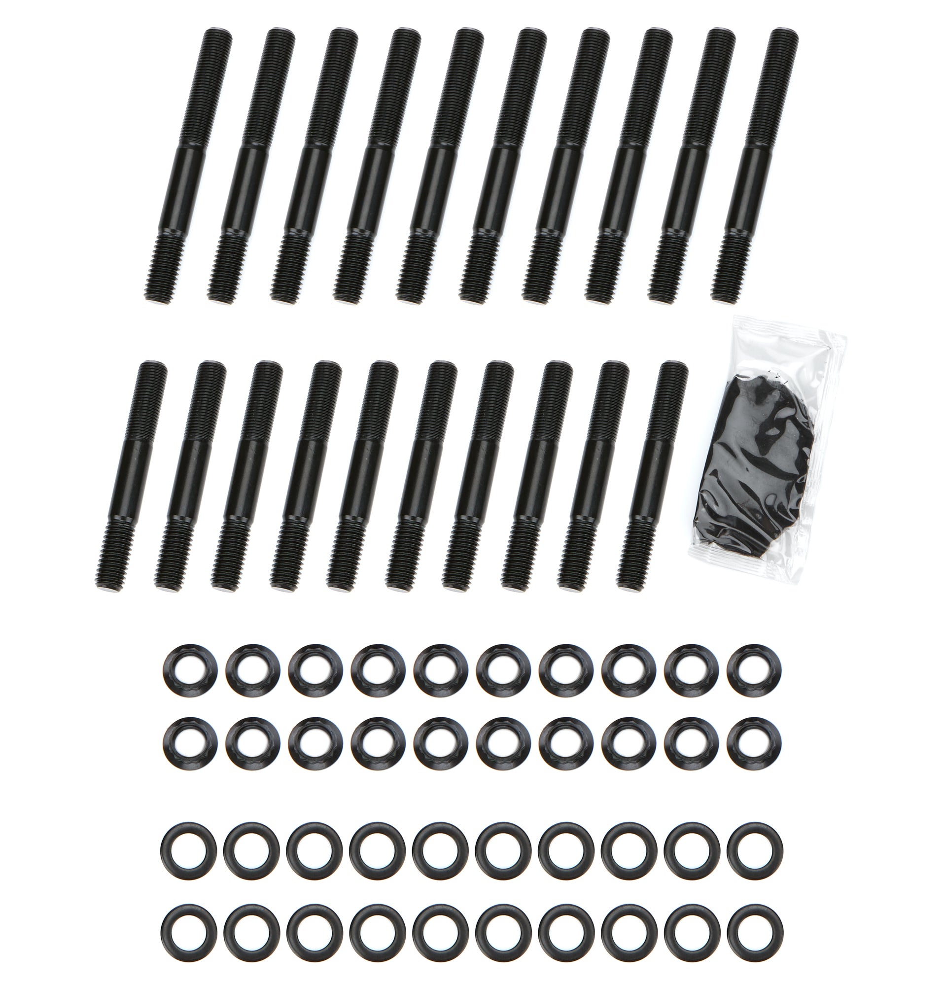 BBC Main Stud Kit '65-00 BB 4-Bolt Main Cap Fastener Kits PRW