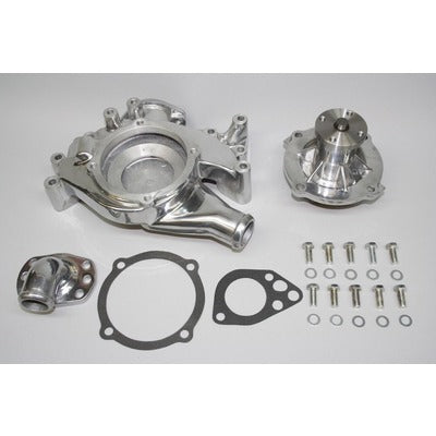 HP Aluminum Water Pump BBM Polished Water Pumps - Mechanical PRW