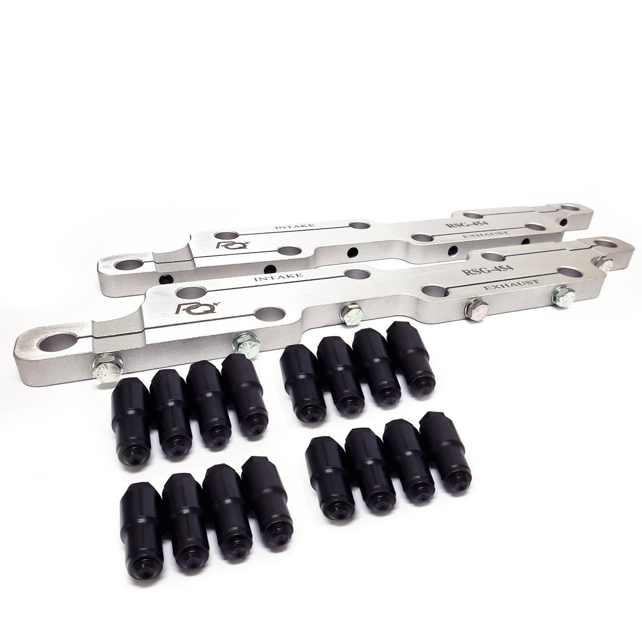 Billet Alum. Stud Girdle Kit - BBC Rocker Arm Stud Girdles PRW