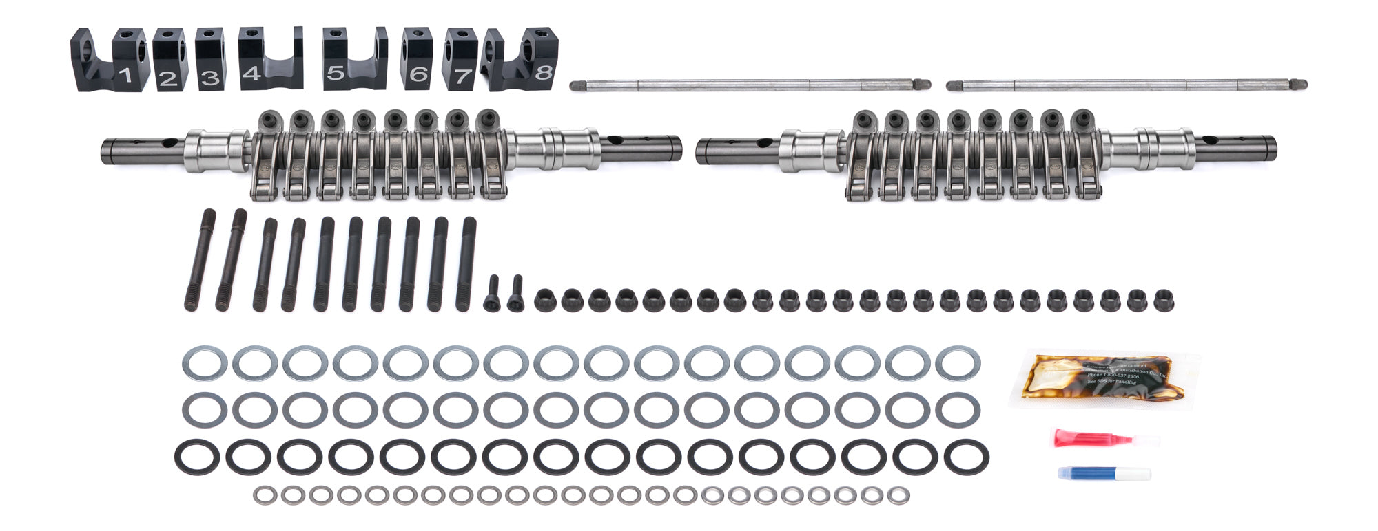 Shaft Mount R/A System - Ford FE S/S 1.75 Ratio Rocker Arms and Components PRW