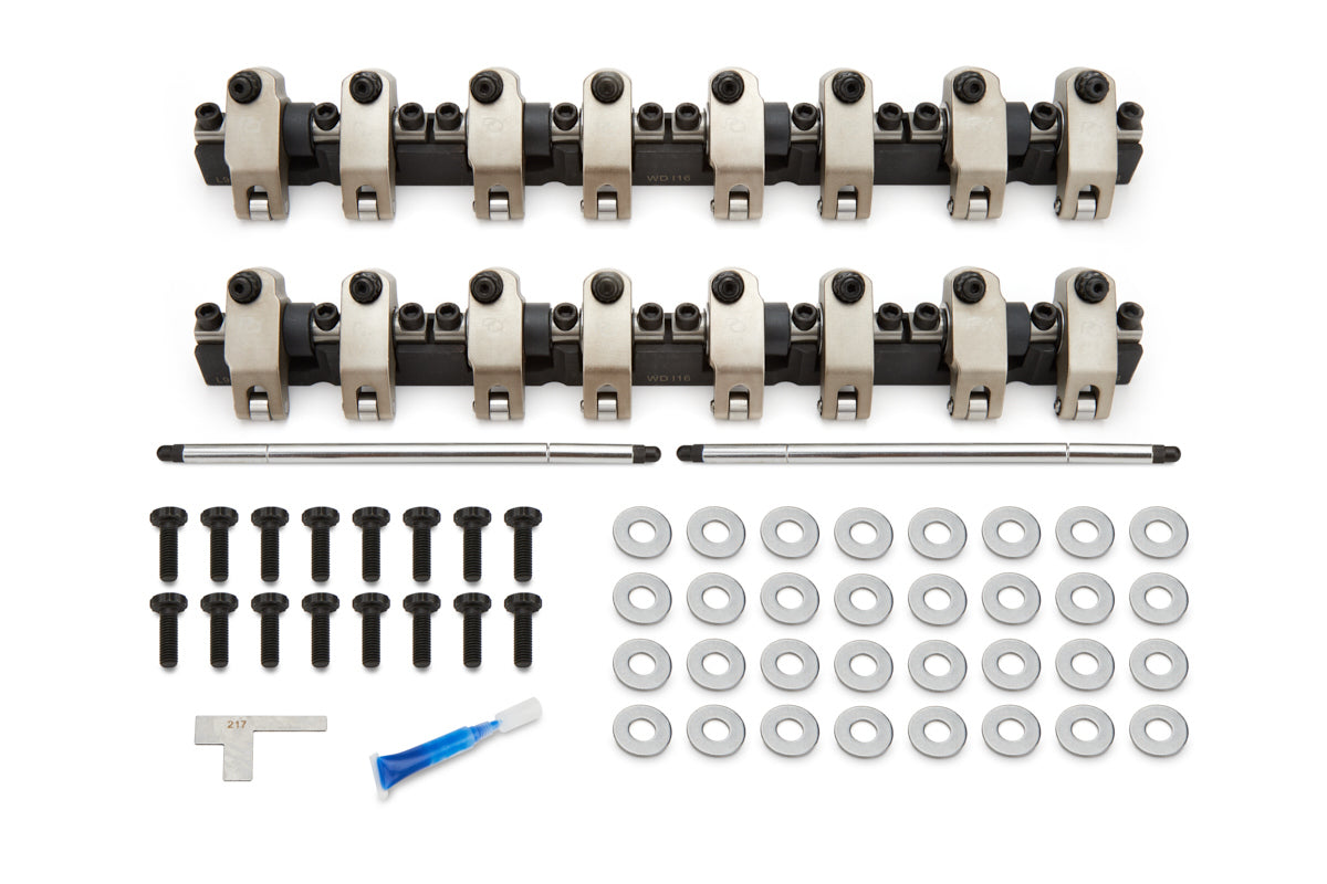 Shaft Mount R/A System - GM LS3/L92 1.7 Ratio Rocker Arms and Components PRW