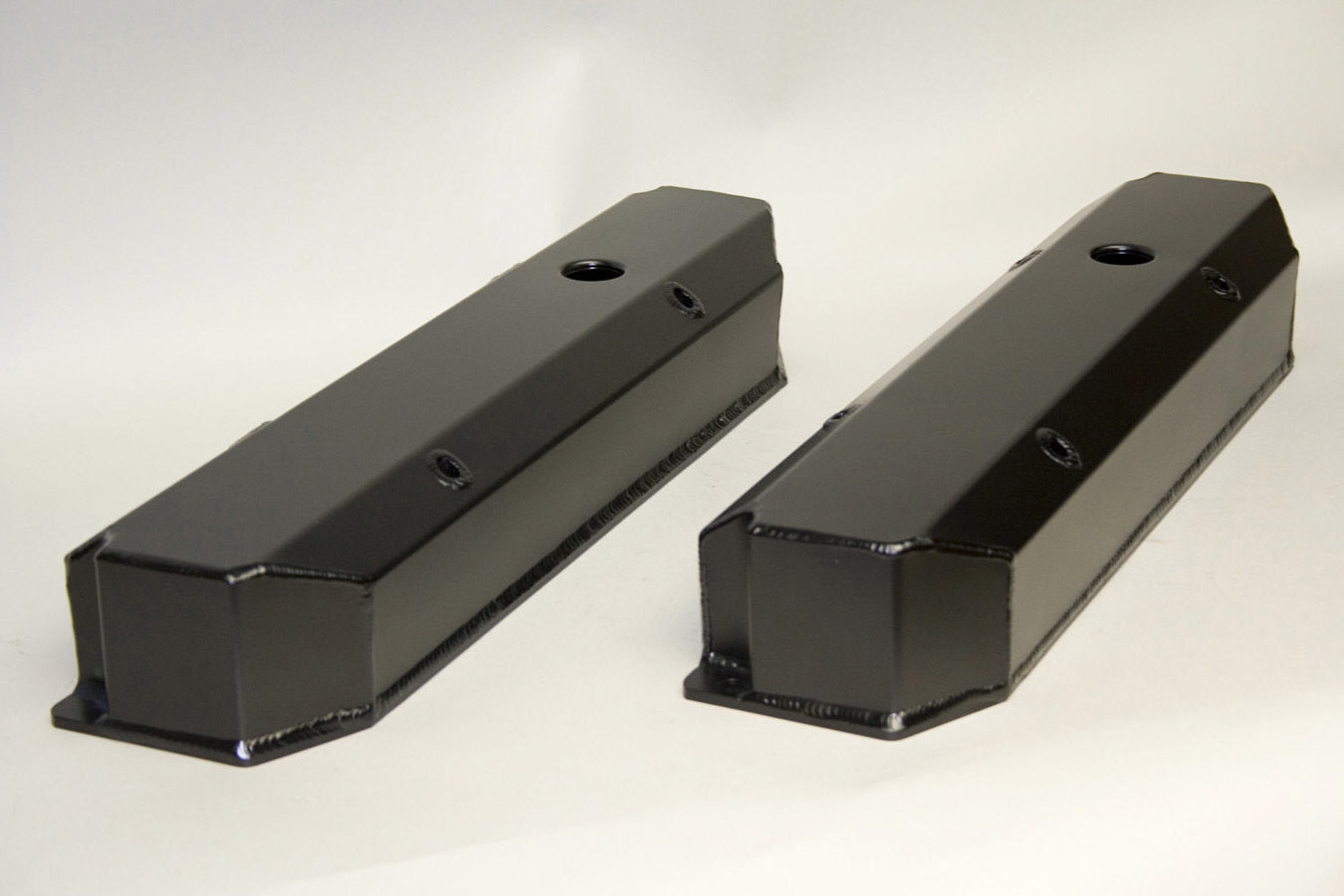 Billet Rail Fab. V/C's - BBM Black Valve Covers PRW