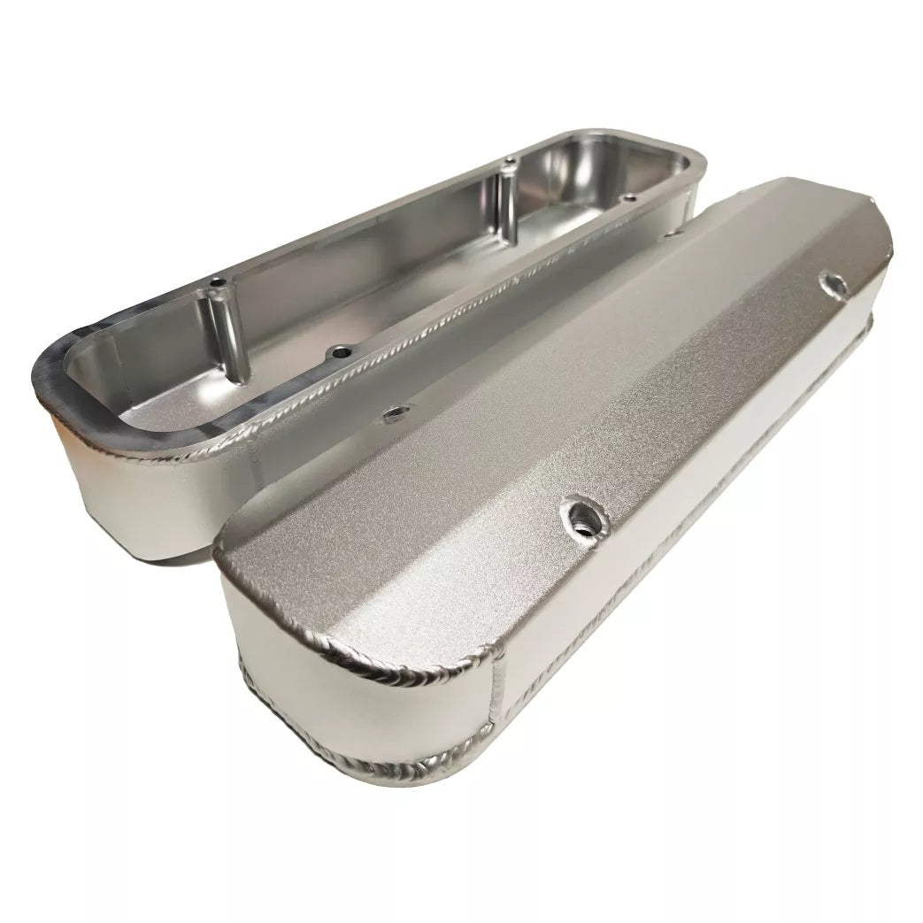 Alum Fab Valve Cover Pont 301-455 Silver Valve Covers PRW